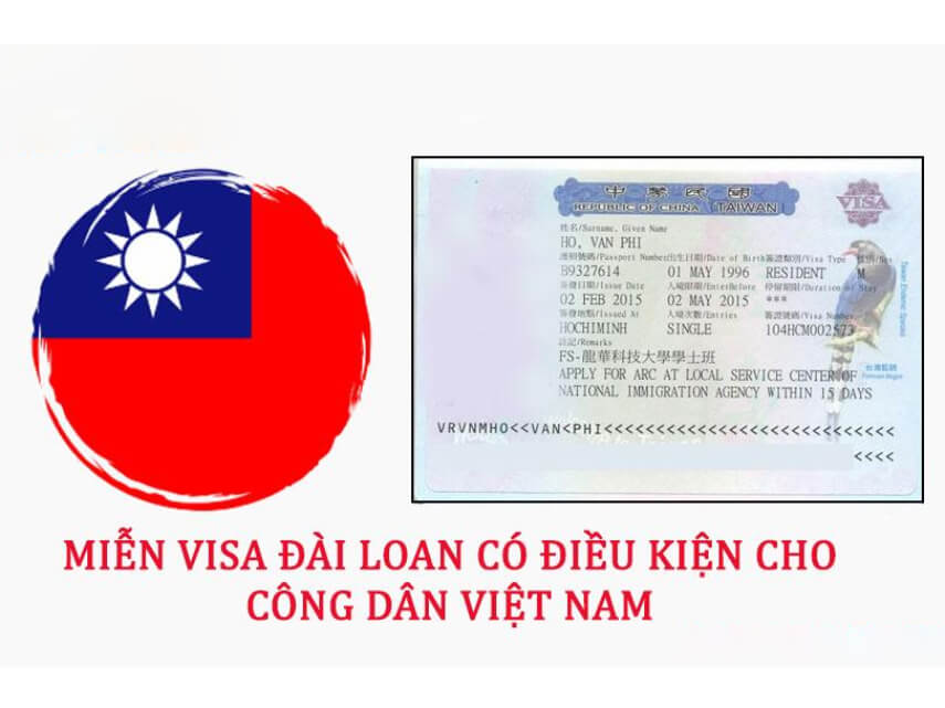 miễn visa đài loan